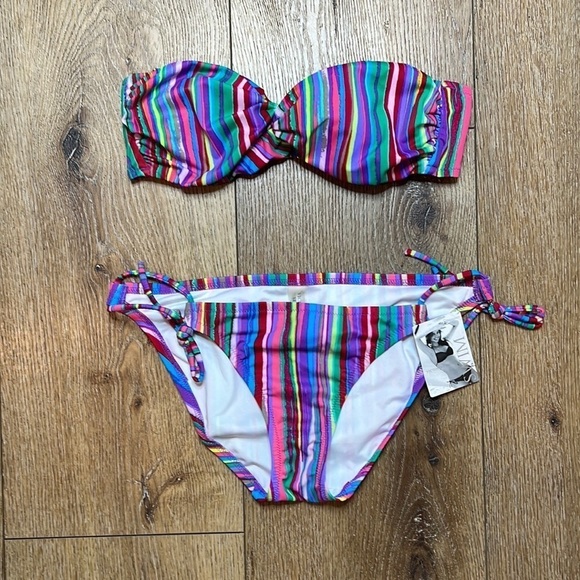 Victoria’s Secret Swim Multicolor Bikini Size S - Picture 1 of 8